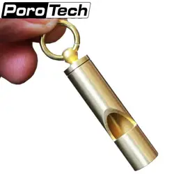 Pototech Винтаж латунь Свистки громкий Wilderness Открытый выживания спасательных Свистки инструмент и средства индивидуальной защиты Товары для