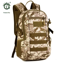 12L de camuflaje Al Aire Libre Viajes de Senderismo Camping Senderismo Mochilas Bolsa De Táctica Militar Molle Bolsa de Espacios Escolares Mochila Mochila