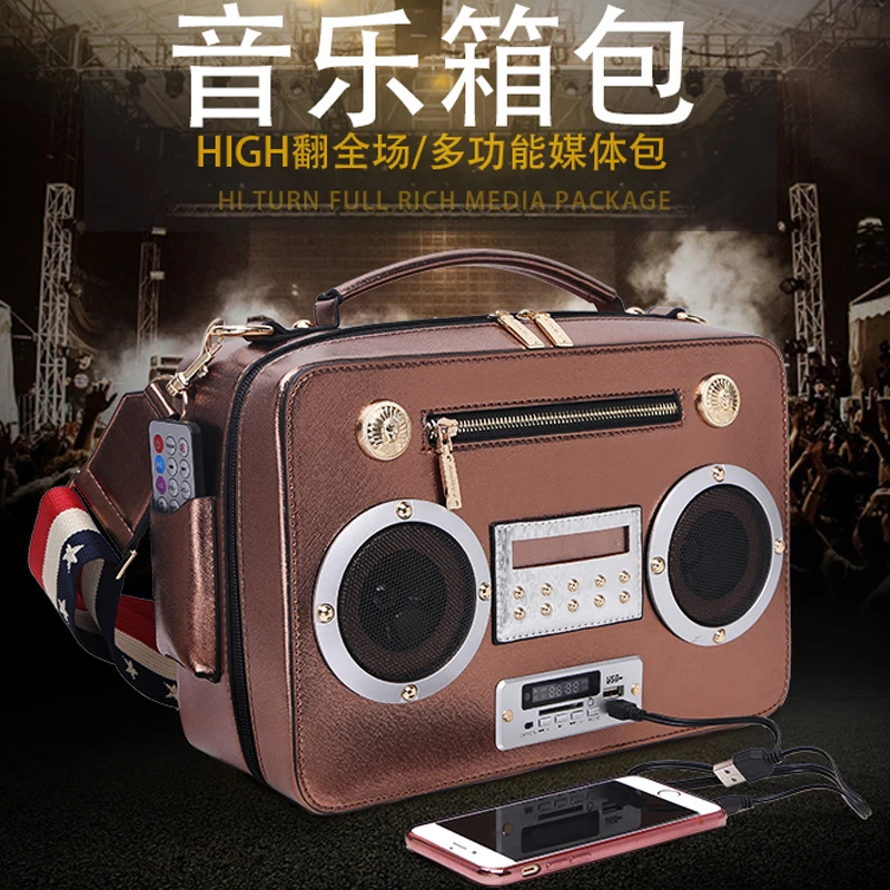 

Luxury Handbags Bags Designer Sale Cosysunny Handbag 2018 New Trend For Audio Bag Personality Single Shoulder Diagonal Casual
