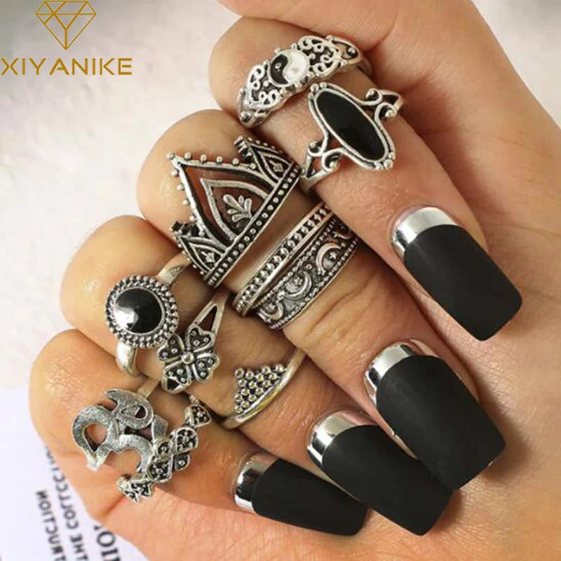 XIYANIKE 10 шт./компл. цветочные искусственные наборы Корона Звезда Луна винтажные