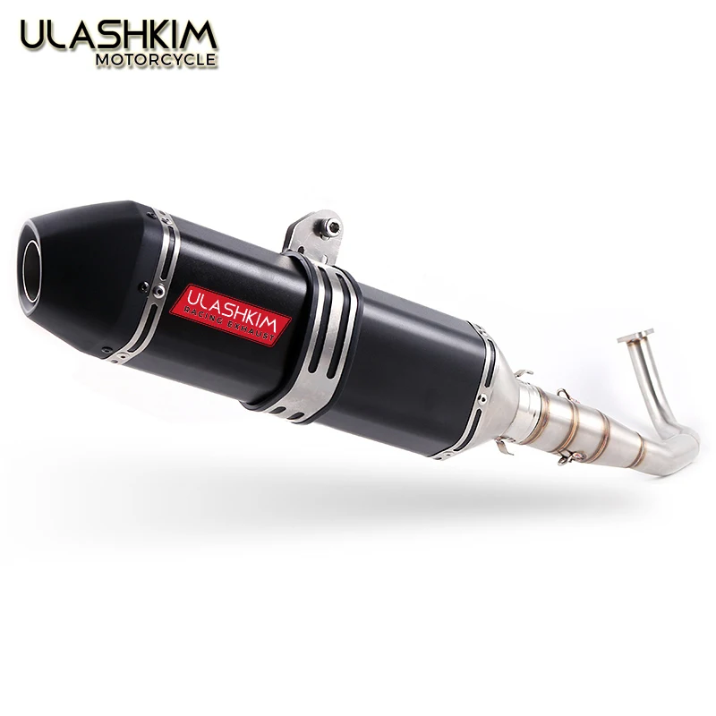 

SH125 SH150i Motorcycle Exhaust Slip-On Full System Modified Front Middle Link Pipe Muffler Escape For Honda SH150 SH150I sh125i