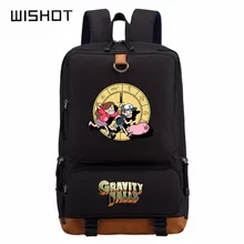 WISHOT аниме Waddles свинья Гравити Фолз рюкзак повседневный рюкзак подростковые школьные сумки Дорожная сумка на плечо для ноутбука