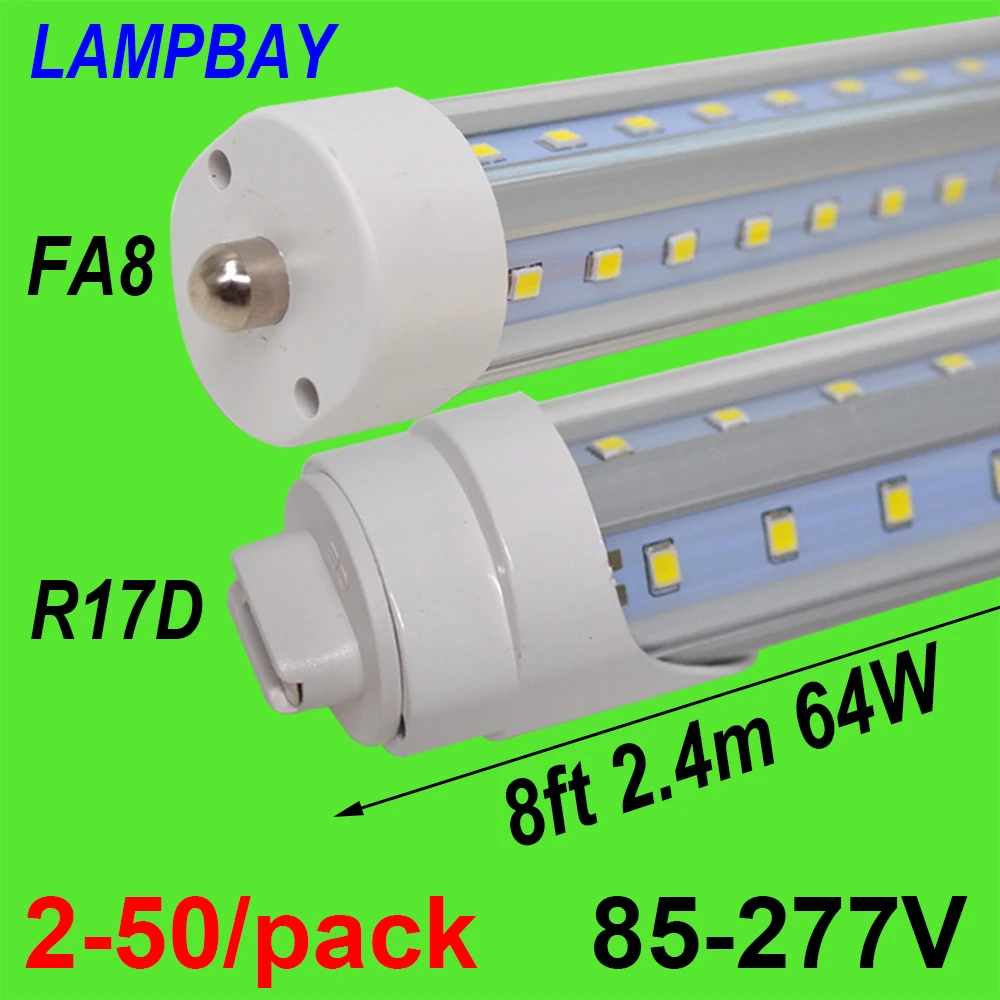 

LED TUBE 2400MM single pin FA8S 110V high quality T8 tube SMD2835 high lumens