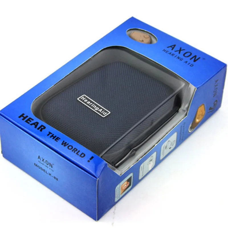 AXON K-88 Best Rechargeable In Ear Hearing Aid Audiphone Sound Voice Amplifier for Hearing Loss Elderly