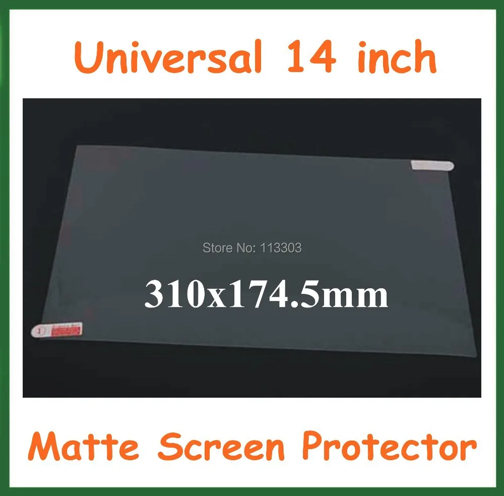 300 шт Универсальная Антибликовая матовая защитная пленка для экрана 14 дюймов 1" для монитора компьютера ноутбука 310x174,5 мм
