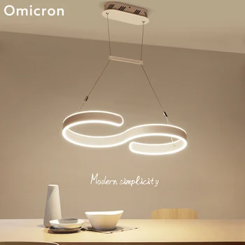 

Omicron Modern LED Pendant Lights White Originality Bright LED Lamps For Living Room Bedroom Study Room Home Decor Lights