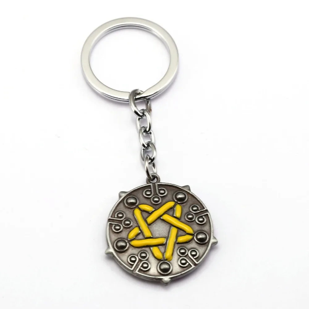 

HSIC The Witcher 3 Wild Hunt Keychains Yennefer Witcher 3 Key Chain Hunt Key ring For Men Gifts 12174