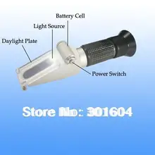 Ручной освещенный аквариумный рефрактометр солености(ZGRS-10ATC I) со встроенным источником света