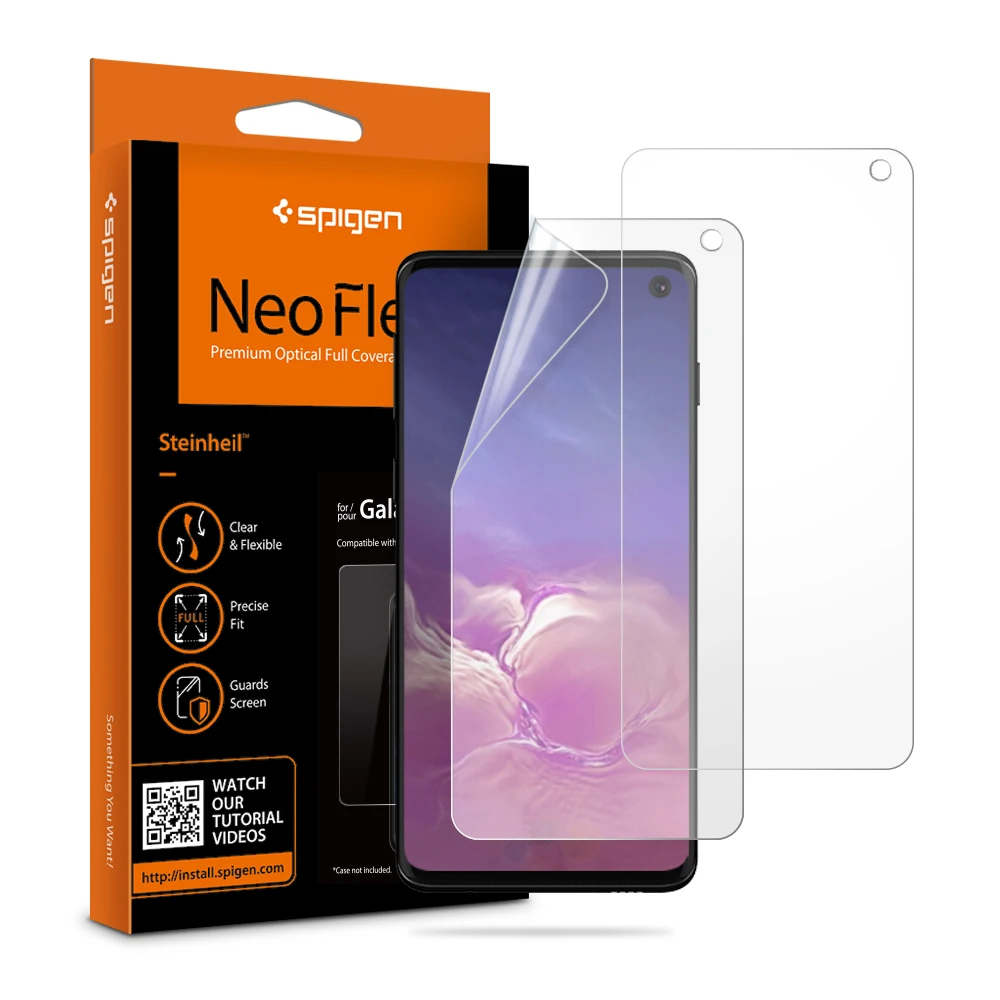 SPIGEN NeoFlex гибкий мягкий материал пленка протектор экрана для samsung Galaxy S10/S10 Plus/S10+/S10E