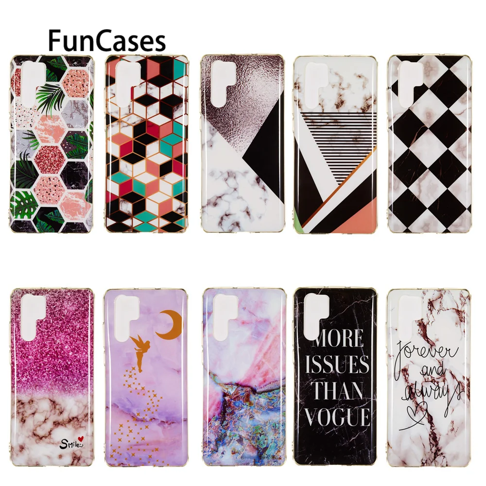 

Moon Soft TPU Phone Cases For hoesje Huawei Pro Marble Cute Cases sFor Huawei estuche P30 Pro Case Wallet Phone Case Aksesuar