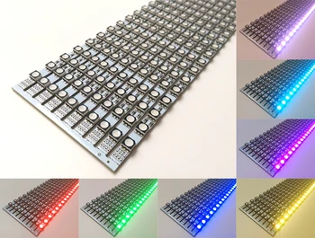 

[Seven Neon]free shipping DC24V 425*5.8mm 35led/pcs 5050 RGB SMD LED Hard rigid strip led bar light with original CREE chip
