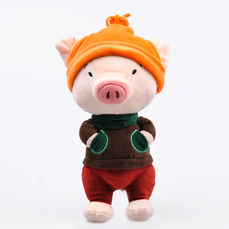RYRY 30 см милые свиньи мягкие животные плюшевые игрушки Kawaii Piggy с модной шляпой