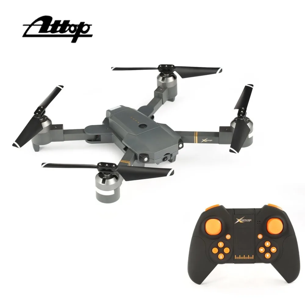 

Attop XT-1 WIFI 2.4G FPV Drone Camera 3D Flip Altitude Hold Foldable One-key Take-off/Landing Headless Mode RC Quadcopter