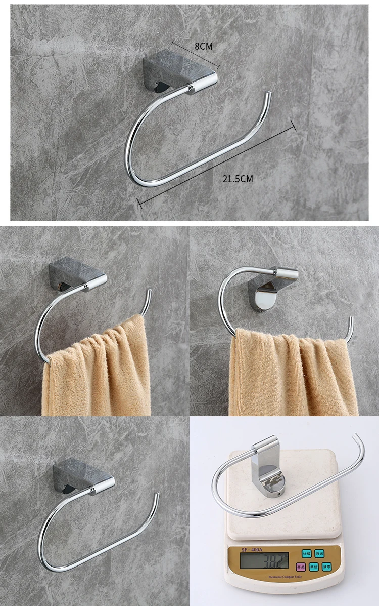 DONGKE хром Ванная комната кулон медный держатель для полотенец стойки простой европейский вешалка для полотенец подвесная полка для ванной