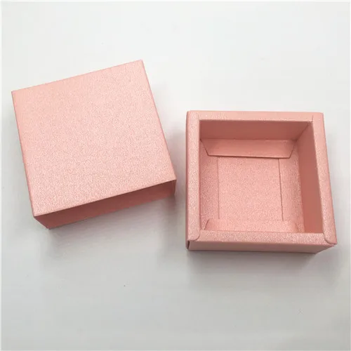 50 шт Красочная обложка крафт-бумага ящик подарочные коробки Свадебная коробочка для конфет на вечеринку для ручной работы мыло ремесло упаковочные коробки - Цвет: Розовый