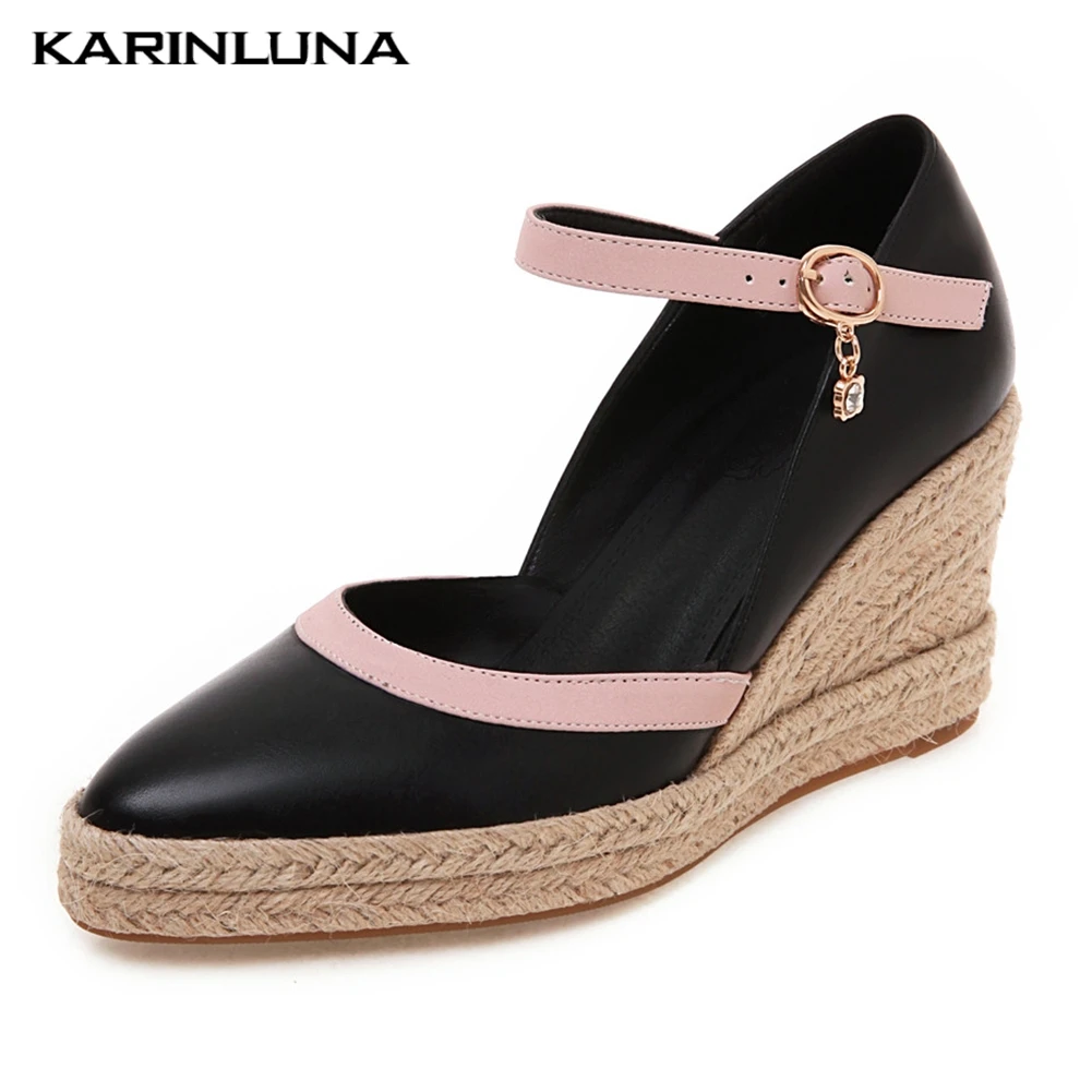 

fashion high heels wedges shoes woman top quality sandals shoes woman big size 32-44 woman wedges shoes woman