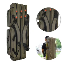 Брендовая утолщенная Рыболовная Сумка 80-120 см, многоцелевой, 2-3 слоя, водонепроницаемый и прочный Чехол, сумка для удочки, сумка для рыболовных снастей