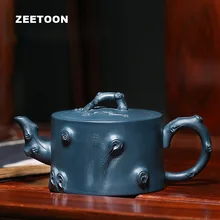 300cc подлинный исинский чайник Слива ворс горшок Китайский Здоровый фиолетовый глина мастер ручной работы Mei чжуанский чайник чайный набор кунг-фу чайник