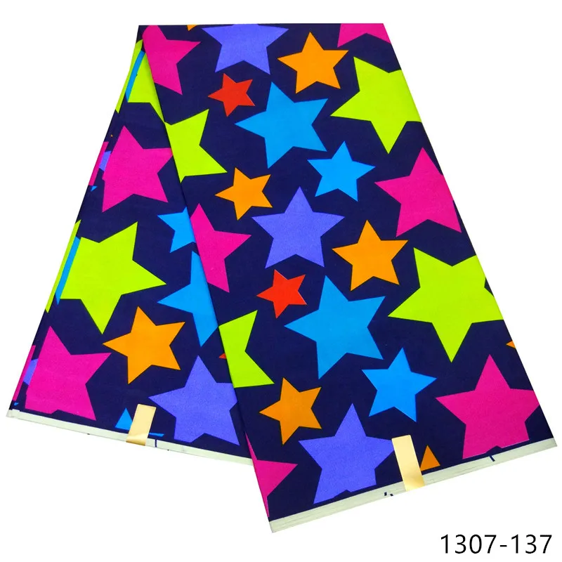 6 ярдов Анкара Африки полиэстер воск Принты Ткань для шитья для одежды ремесленничество аксессуары 1307-134