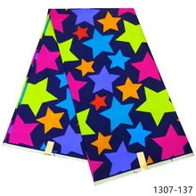 6 ярдов Анкара Африки полиэстер воск Принты Ткань для шитья для одежды ремесленничество аксессуары 1307-134