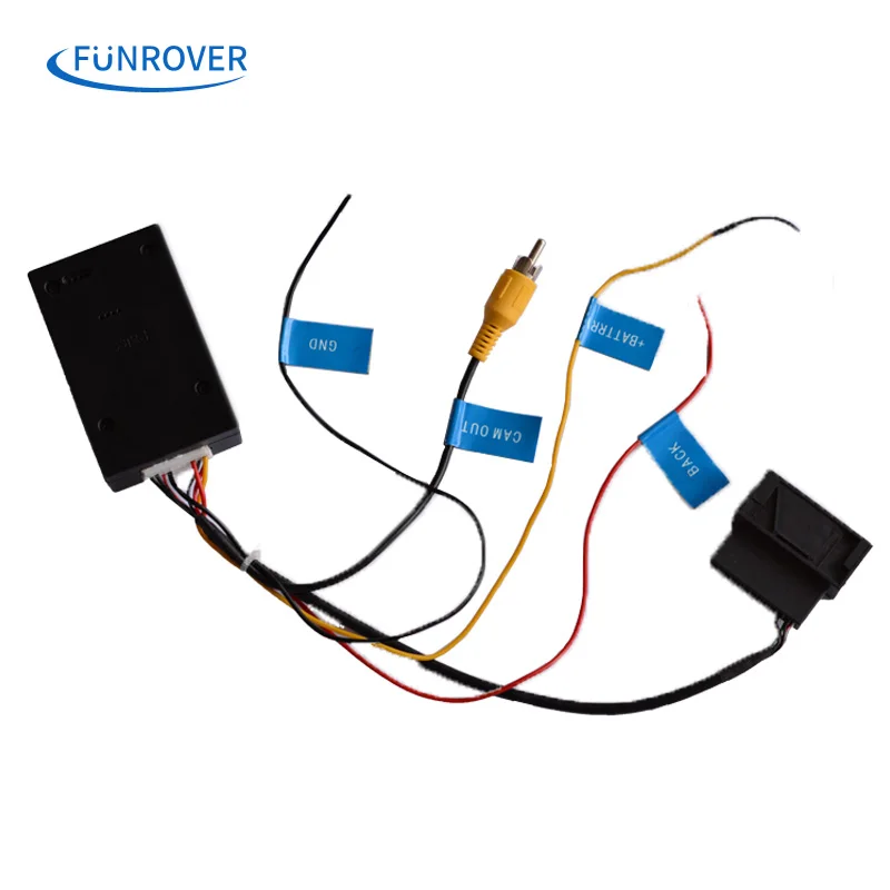 FUNROVER Hot RGB to AV CVBS Signal Converter Adapter Box ... cvbs wiring diagram 