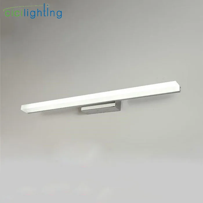 L39cm L49cm L59cm L69cm L89cm светодиодный свет зеркала нержавеющая сталь акриловая подставка маска ванная комната vanity светильники с креплением на