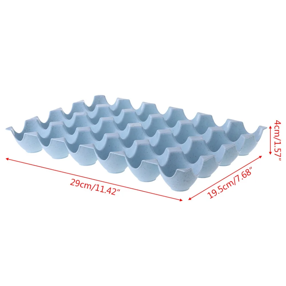 24 Сетки Коробка для хранения яиц холодильник хранения яиц контейнер Органайзер Чехол держатель кухня холодильник морозильник полки для яиц