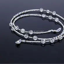 20 шт много прозрачных акриловых бисерных солнцезащитных очков очки для чтения шнур для очков шейный ремешок chian string