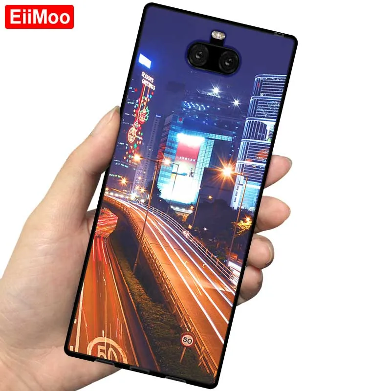 EiiMoo силиконовый чехол-накладка для sony Xperia 10 Plus, матовый тонкий мягкий ТПУ чехол-накладка для sony Xperia 10, чехол-накладка - Цвет: 36