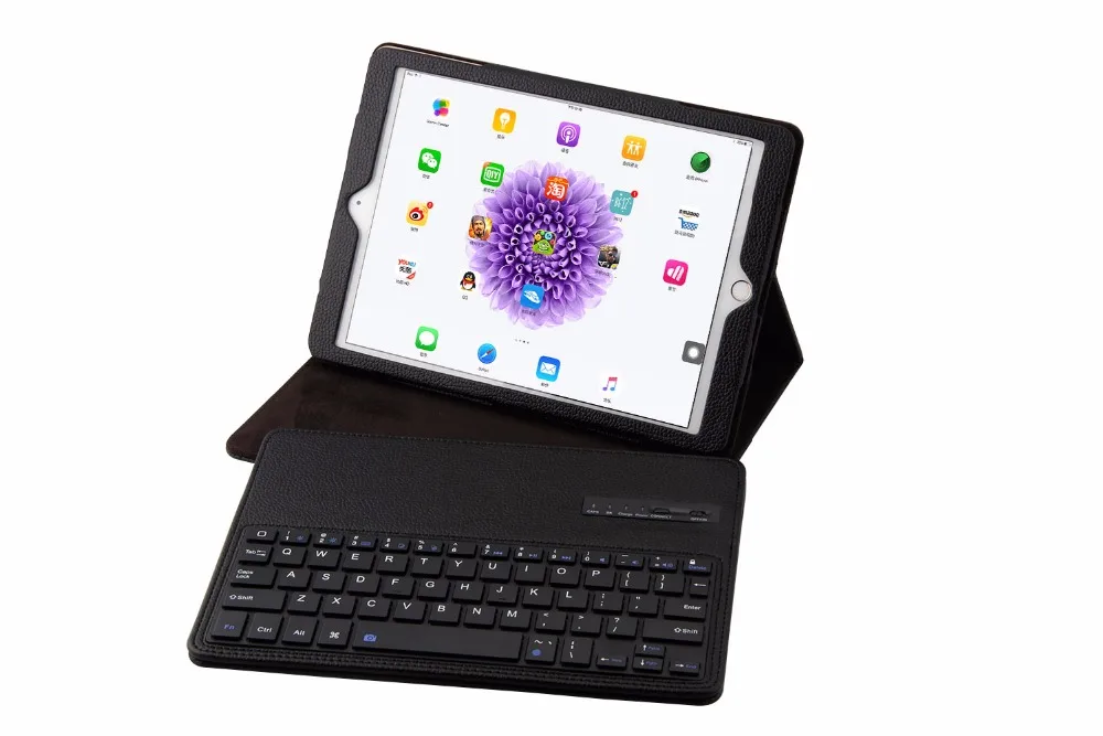 Топ Съемный беспроводной Bluetooth клавиатура кожаный чехол для Apple iPad Air 1 2 Pro 9,7 iPad 9,7 Coque Capa Funda
