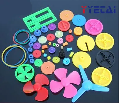 YongYeTai 55 шт игрушечная коробка передач Робот Мотор пластиковая Шестерня DIY модель