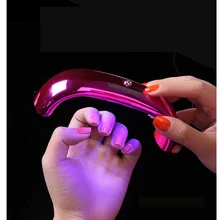 1 шт 9 W Mini USB СВЕТОДИОДНЫЙ УФ-лампы для ногтей барабан для лечения ногтей сушилка для гель-лака светильник Светодиодный УФ-лампа для ногтей маникюрные инструменты