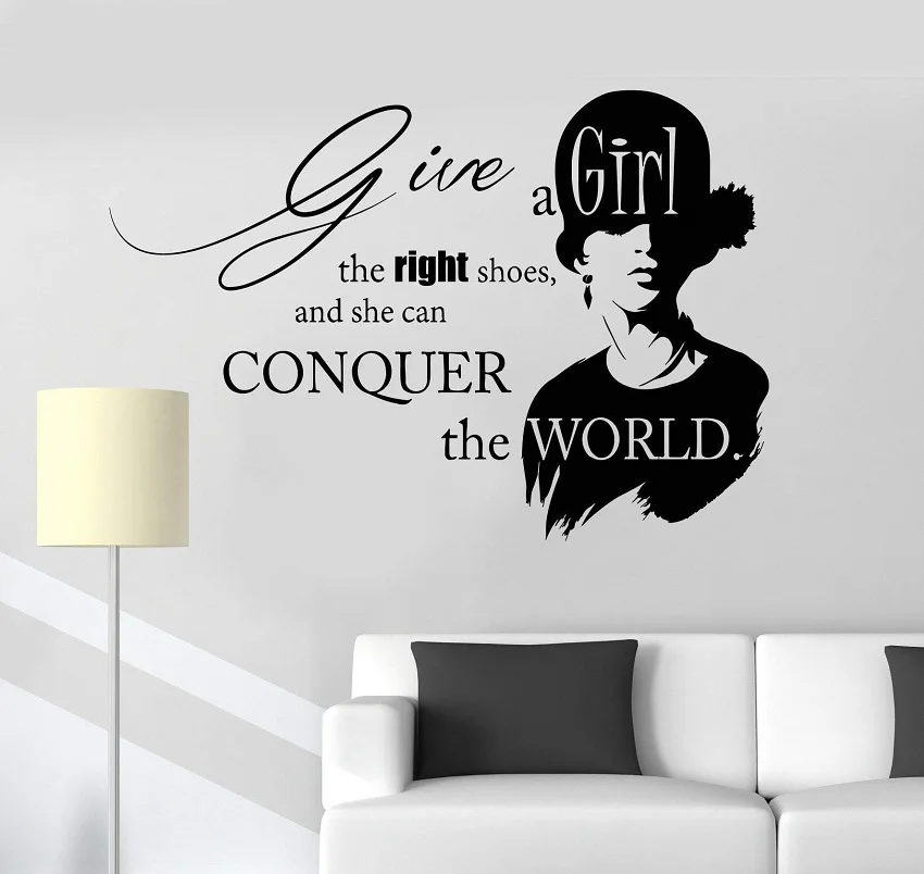 

Vinyl Wall Decal Inspirational Quote Beauty Fashion Salon Girl Stickers Unique Gift 2LR12