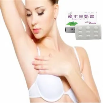 

Goats' milk handmade soap 40g Treatment skin care natural Skin whitening soap blackhead remover acne treatment oil control 1Pcs