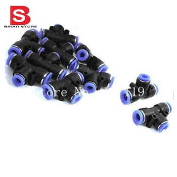 

Pneumatic Tee Reducer Shape One Touch Quick Fittings Coupler + PEG