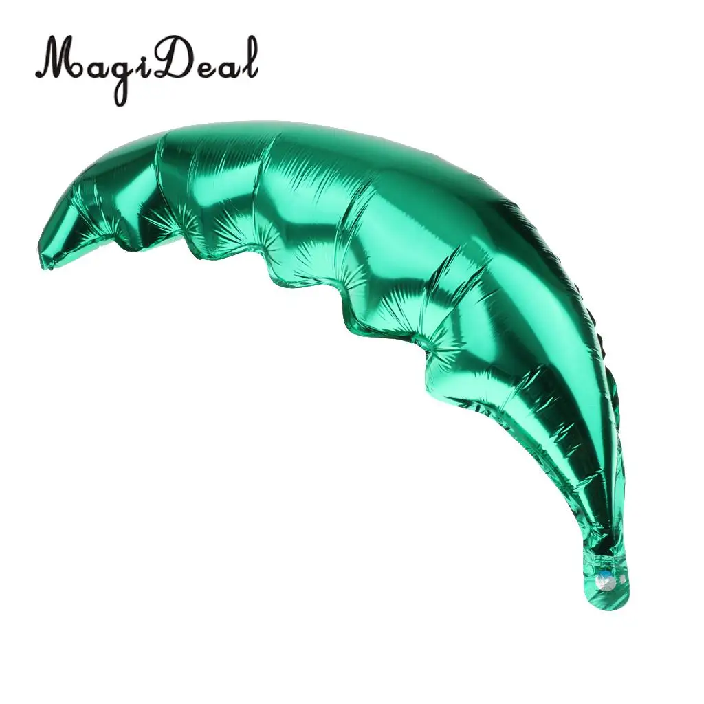 MagiDeal Set of 6pcs Palm Tree Leaf Green Hawaiian Beach Party Balloon Party Decor