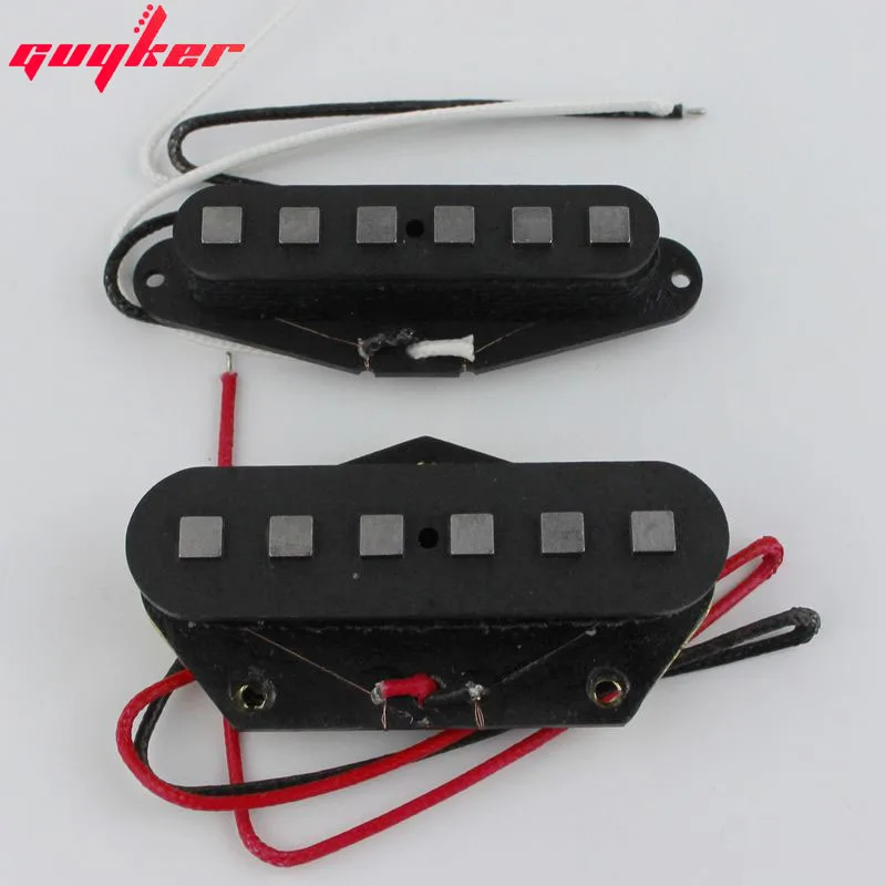 

GUYKER All AlNiCo Square Pole Magnet Electric Guitar Pickups 1 set Tele Single pickup N/B
