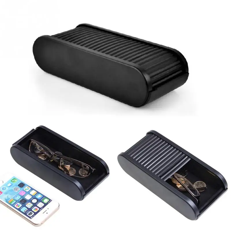 

Plastic Car Storage Box Pocket Catcher Storage Box Black Auto Bag Container Car Styling Stowing Tidying Interior Accessories ABS