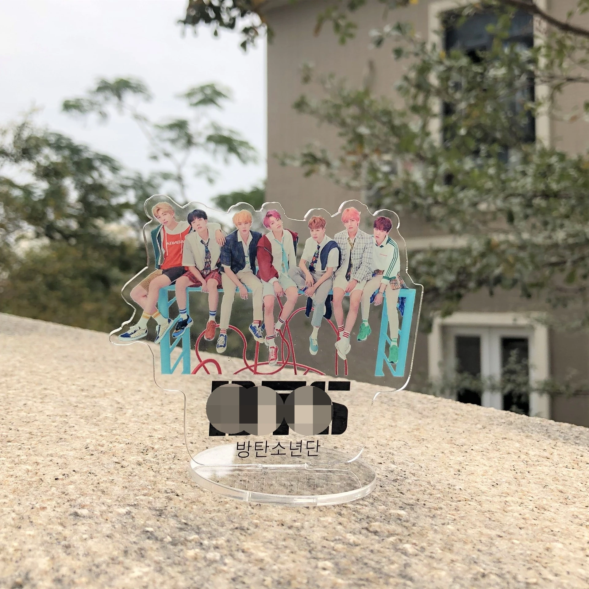 

Creative Bangtan boys Acrylic Decorate picture on the table BT21 bangtan boys Korean supplies stationery set