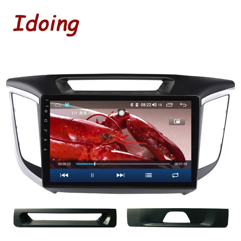 Sale Idoing 10.2"Car Android 8.1 Radio Multimedia Player For Hyundai Creta IX25 ix25 2014 4G+64G Octa Core GPS Navigation no 2din dvd 5