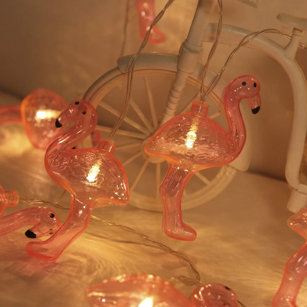 JUNJUE Flamingo LED String Light ins Korean Style Party Supplies Christmas Wedding Decoration Holiday Lights For Home JUNJUE Flamingo LED String Light ins Korean Style Party Supplies Christmas Wedding Decoration Holiday Lights For Home