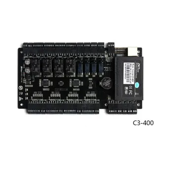 

IP based Door Access Control Panel TCP IP and RS485 zk c3-400 Built-in Auxiliary Input and Output Four Door Controller