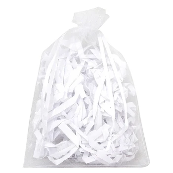 

Set of 100 large white organza bags - Pockets - Drawstring Cord - for Wedding, Jewelry, Gifts 11 cm x 16cm