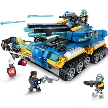398 шт. технология Эра деформация колесница Совместимость Legoingly город Apocalypse Танк Детские развивающие строительные блоки игрушки