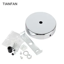 Chrom лампа база 100 мм диаметр Винтаж Ретро античный потолок розовый крюк пластина Держатель светильник приспособления для лампочки люстра лампа аксессуар