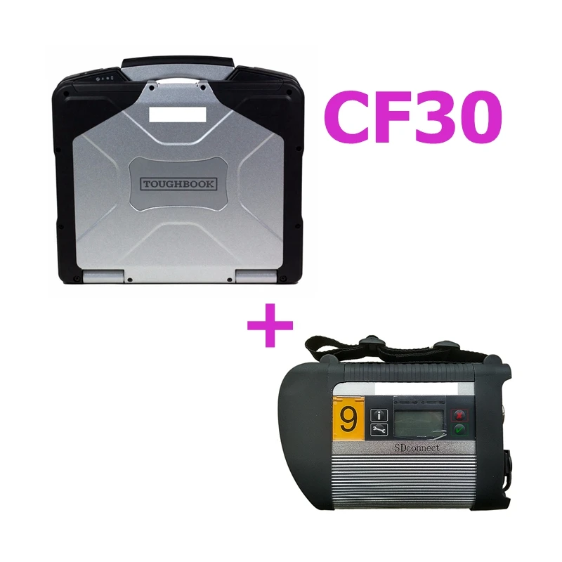 

A+++ Quality Full Chip V2019.09 software HDD MB STAR C4 MB SD Connect Compact 4 Diagnostic Tool with WIFI Function + CF30 Laptop
