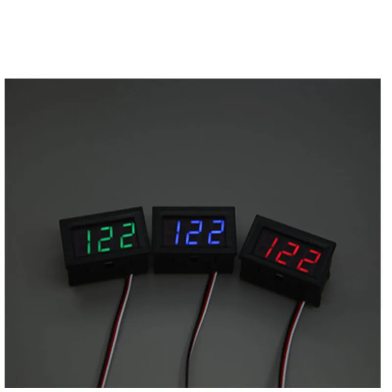 

Digital Voltage Current Voltage Detector Battery Tester Voltmeter Ammeter Two Line 5 V-120 V Electric Car Voltage Meter Digital