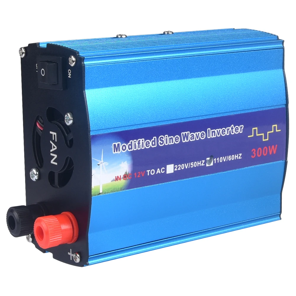 

Inverter 300w DC12V Input To AC220V Output Car Power Inverter Converter With USB Charger Modified Sine Wave Power Supply