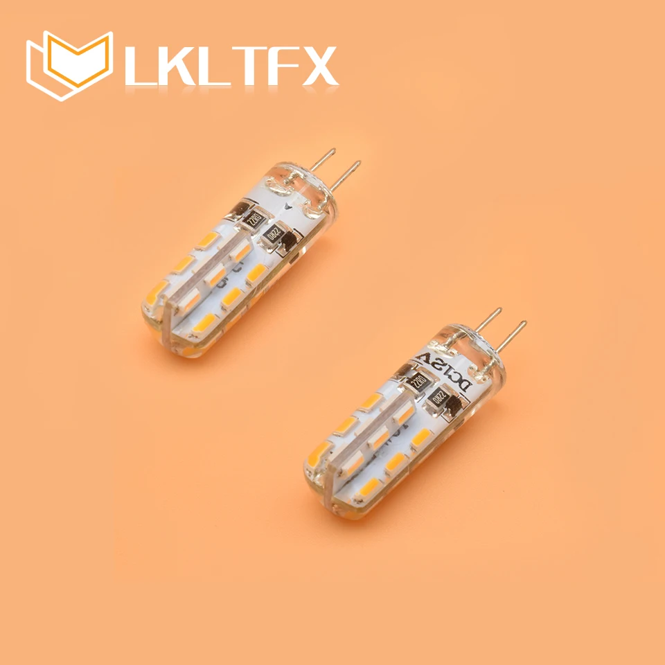 LKLTFX G4 Светодиодная лампа DC 12 В 220 1 Вт 2 3 SMD 3014 угол Luz Bombillas Лампада де лампочка