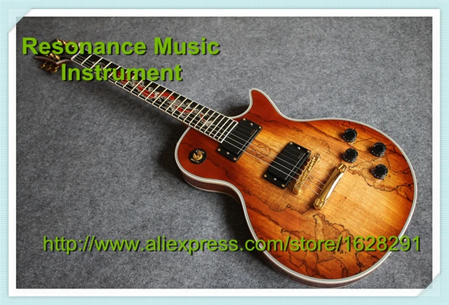 Cheap New Arriavl China Dragon Inlay LP Electric Guitar Ebony Fretboard Custom Guitar & Kit Available